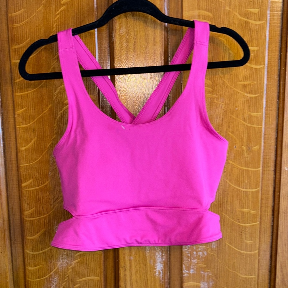 fp movement Free People Back It Up Tank, hot pink, NWOT